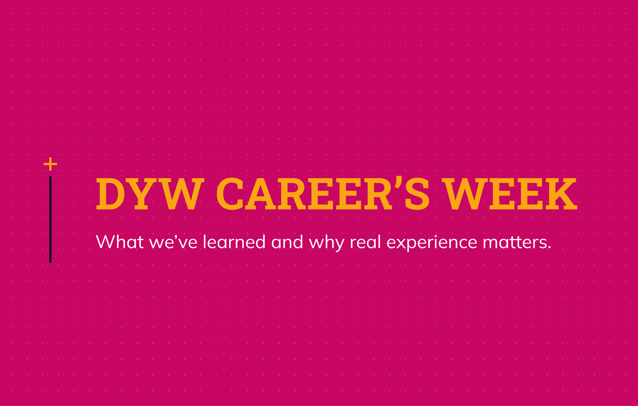 DYW Careers Week Blog