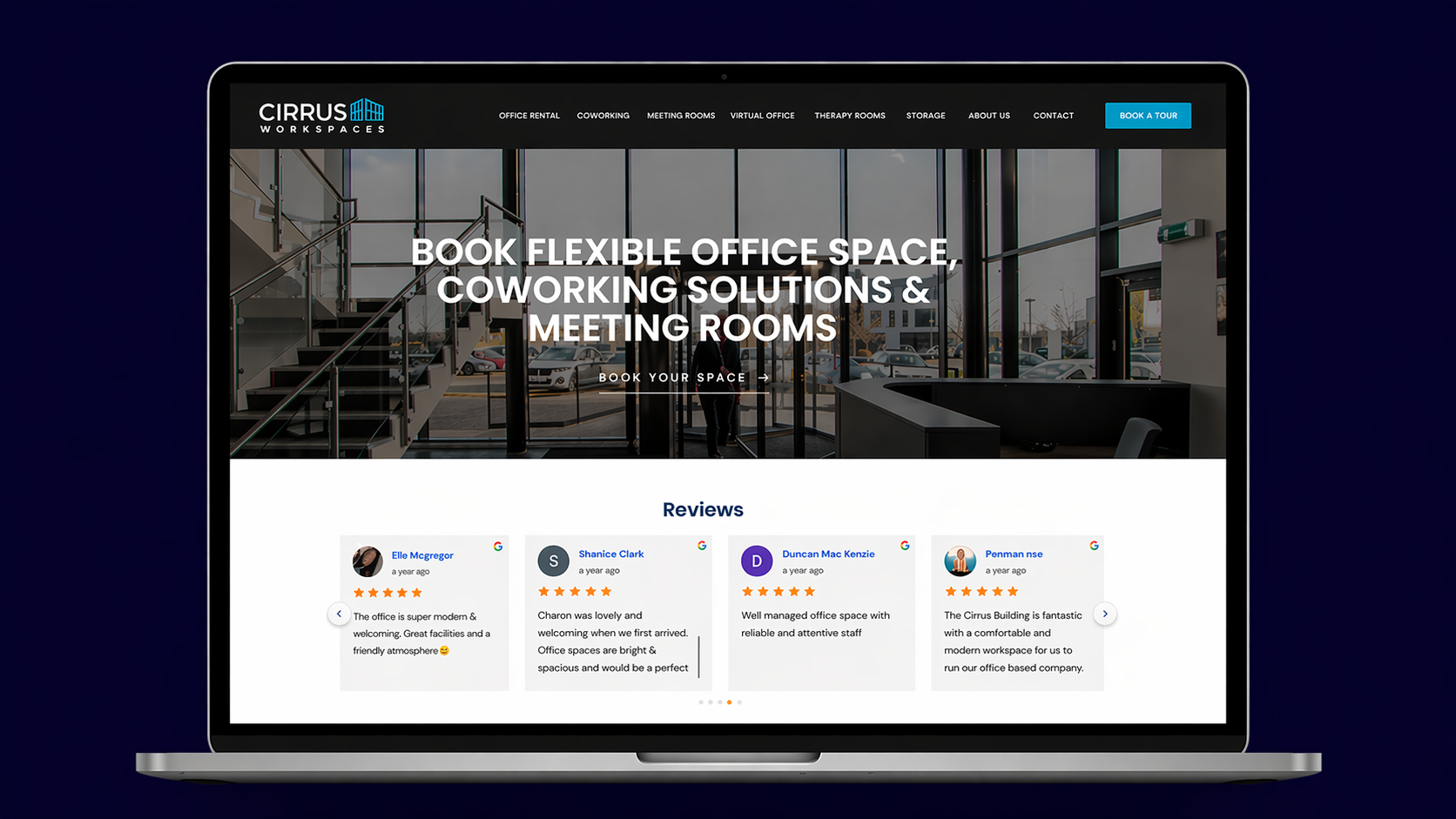 Cirrus Workspaces Website