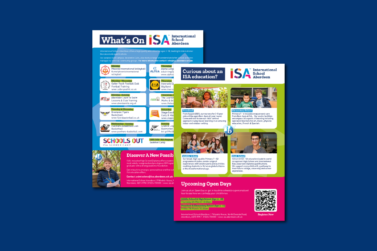 ISA Case Study Advertising Materials